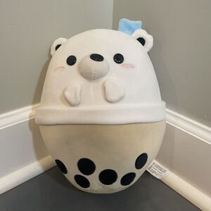 Avocatt Boba Tea Polar Bear 10 inch Plushie Stuffed Animal Squishy Kawaii